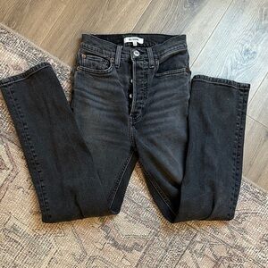 Re/Done Charcoal Denim Jeans